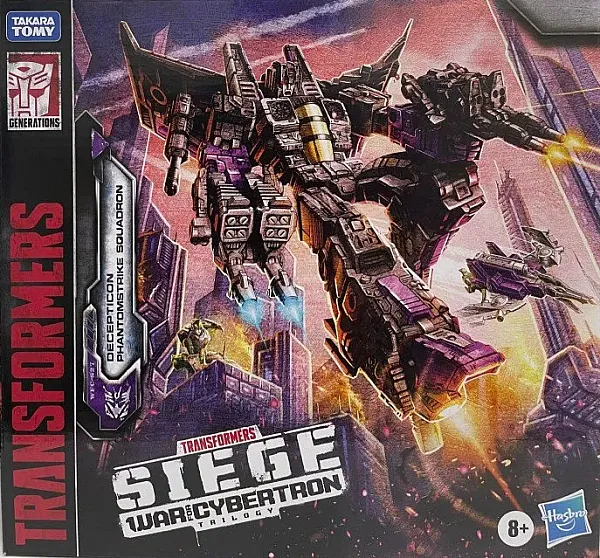 TRANSFORMERS: WAR FOR CYBETRON TRILOGY ACTION FIGURE VOYAGER CLASS DECEPTICON PHANTOMSTRIKE SQUADRON 20 CM